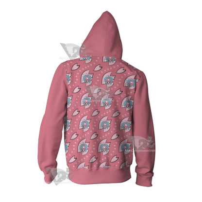 One Piece Chopper Skull Flag Cosplay Zip Up Hoodie
