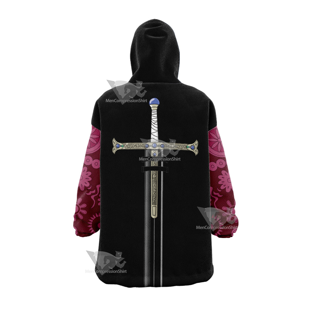 One Piece Dracule Mihawk Snug Oversized Blanket Hoodie