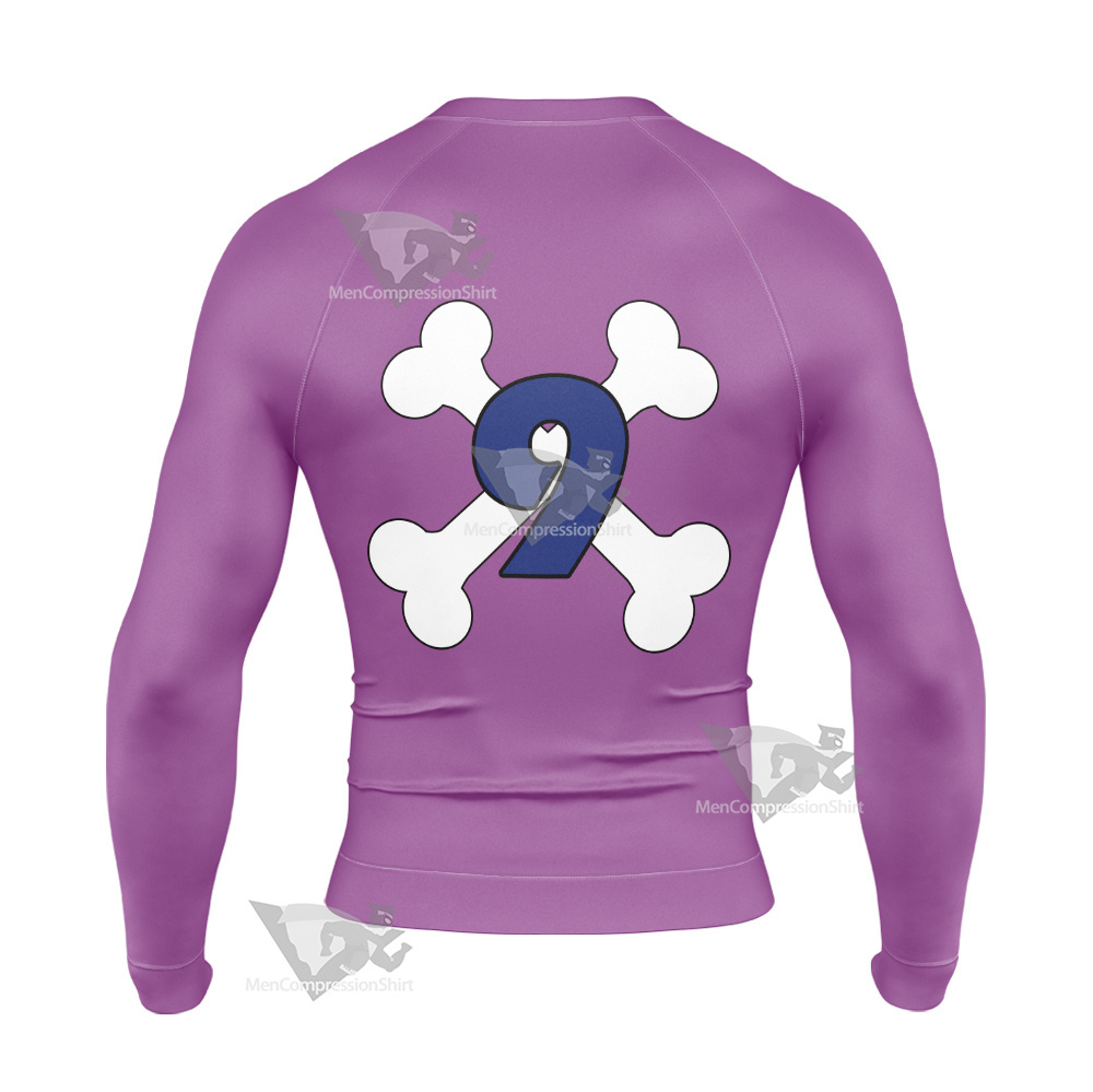 One Piece Film Red Mintia Brook Long Sleeve Compression Shirt