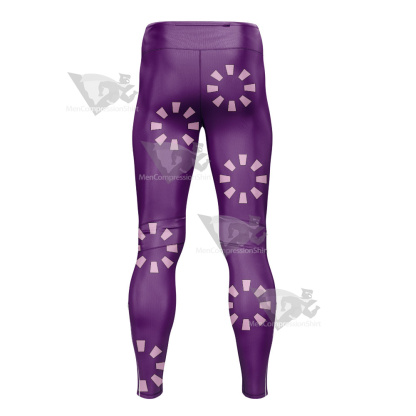 One Piece Franky Purple Mens Compression Legging