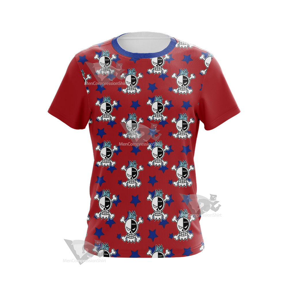 One Piece Franky Skull Flag Cosplay T-Shirt