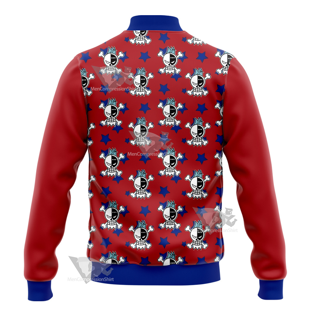 One Piece Franky Skull Flag Varsity Jacket