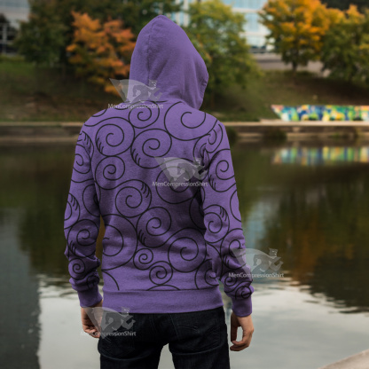 One Piece Gumgum Cosplay Zip Up Hoodie