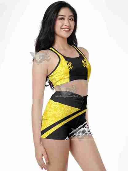 One Piece Hearts Summer Women Compression Active Wear Set