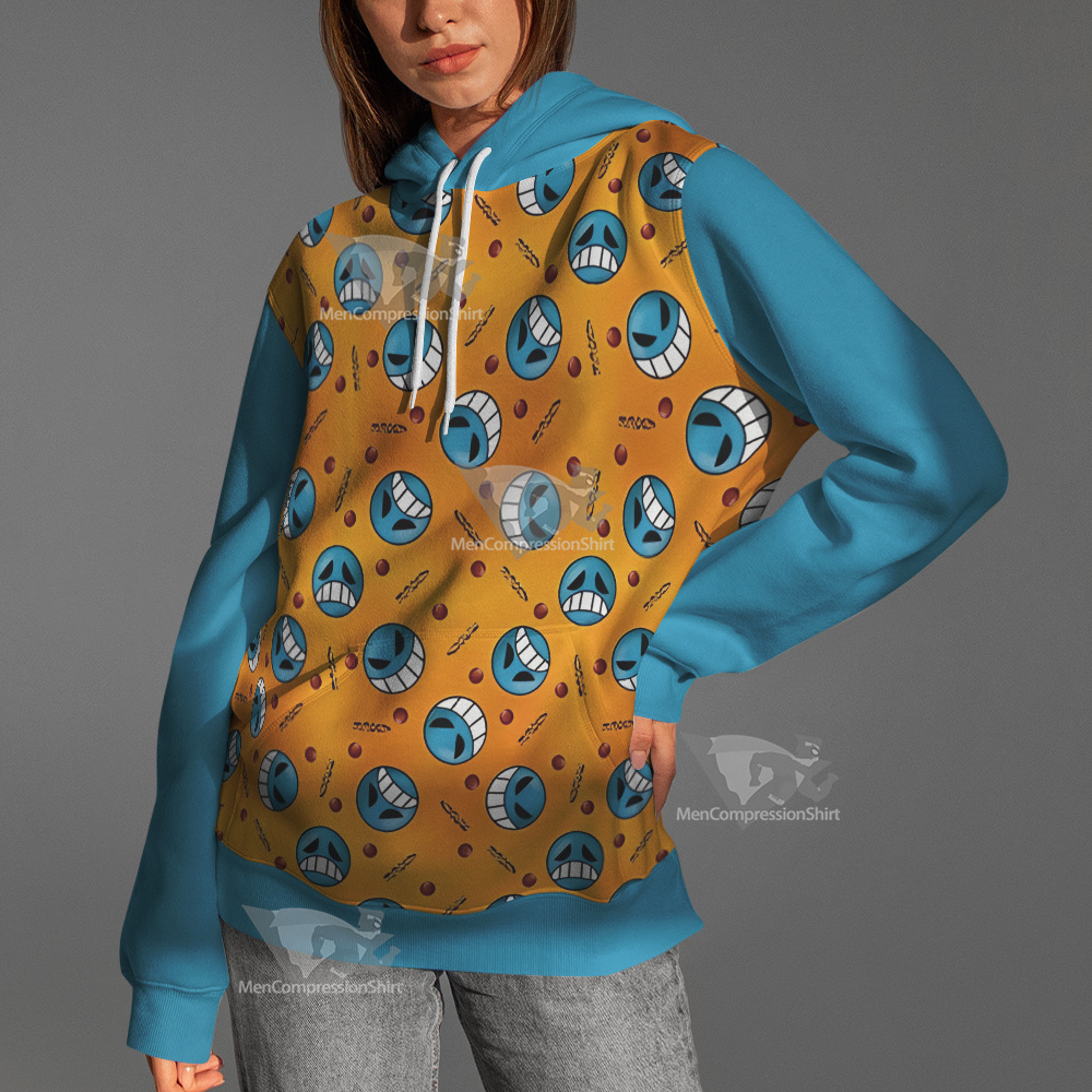 One Piece Inspired Pirate Firefist Cosplay Hoodie