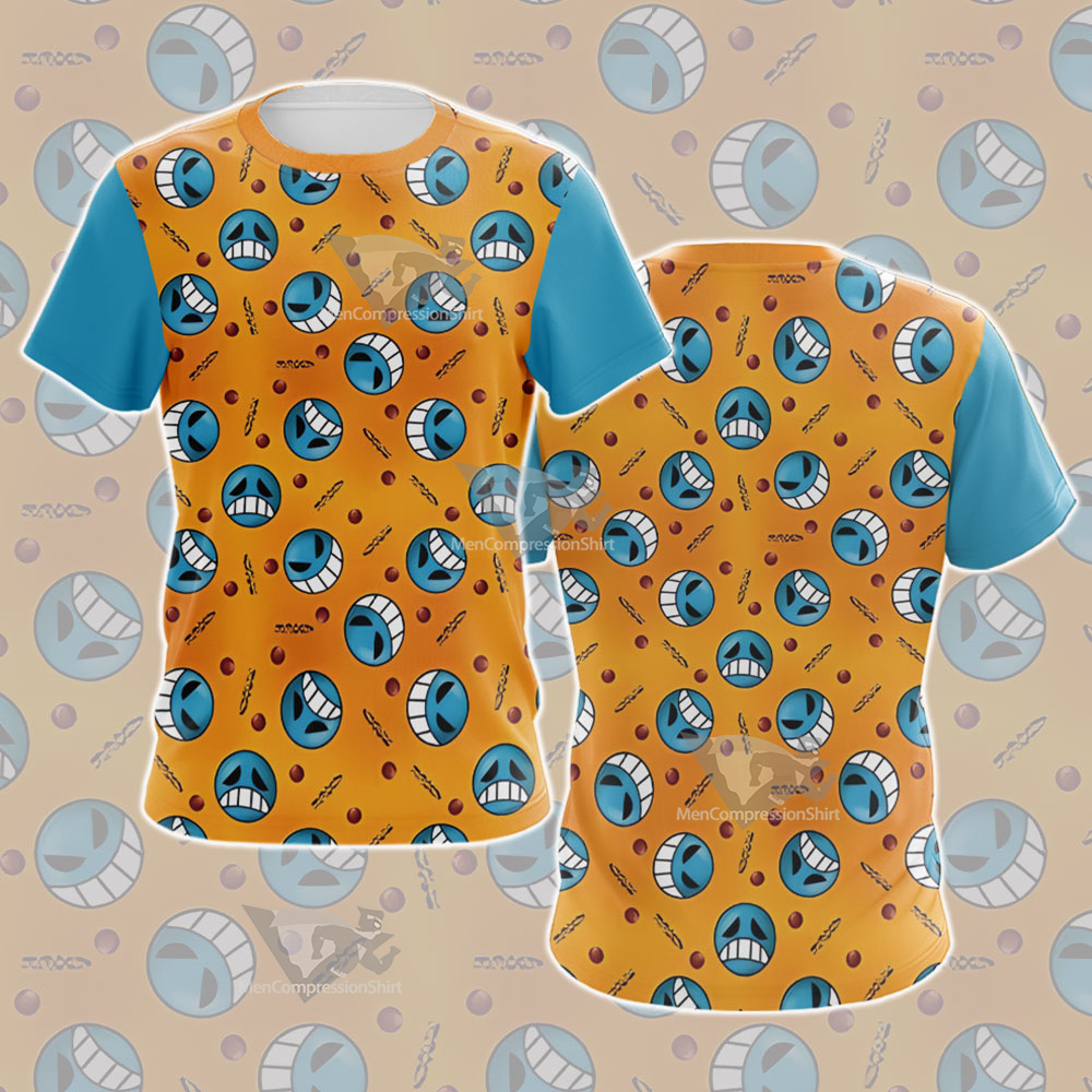 One Piece Inspired Pirate Firefist Cosplay T-Shirt