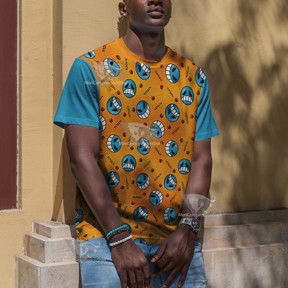 One Piece Inspired Pirate Firefist Cosplay T-Shirt