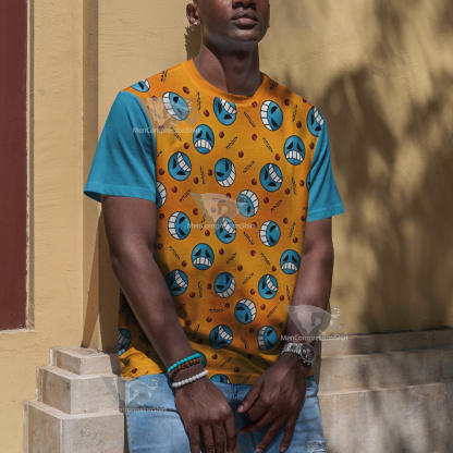 One Piece Inspired Pirate Firefist Cosplay T-Shirt