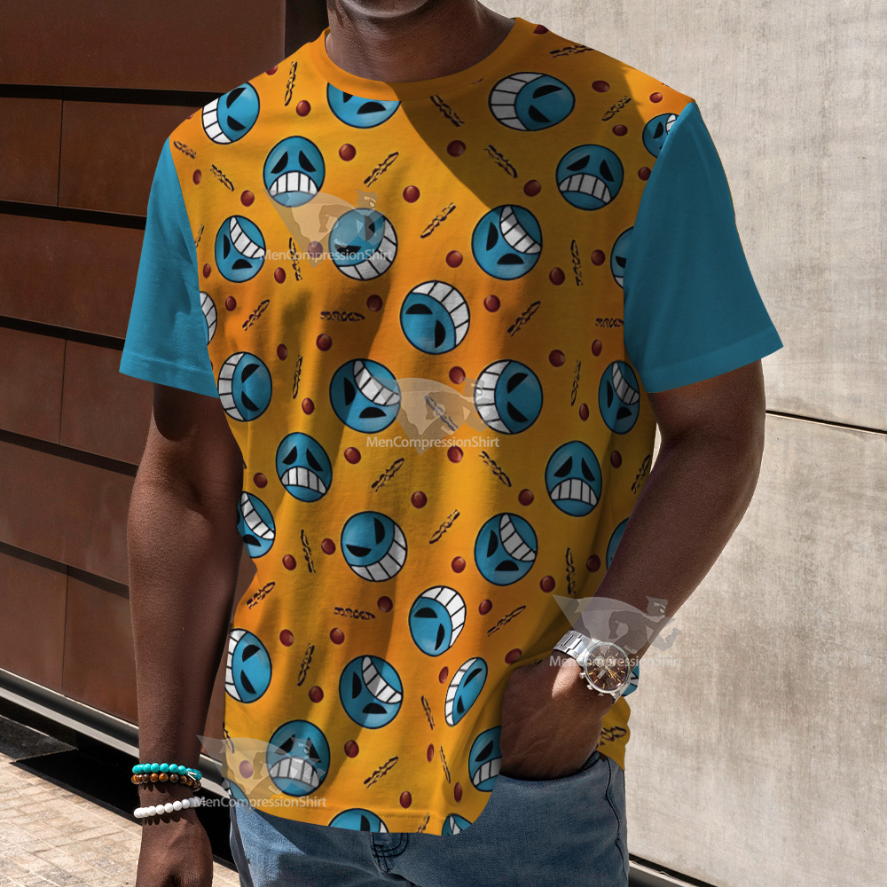 One Piece Inspired Pirate Firefist Cosplay T-Shirt