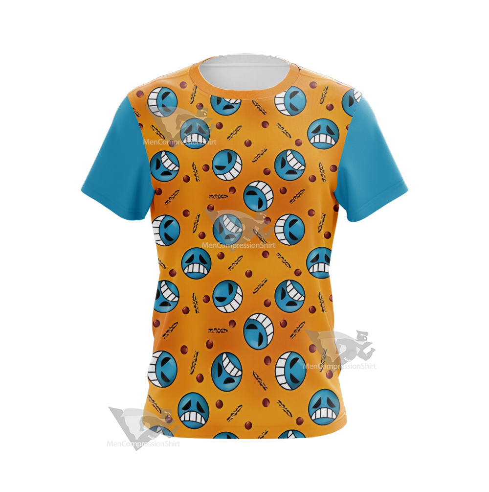 One Piece Inspired Pirate Firefist Cosplay T-Shirt