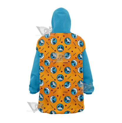 One Piece Inspired Pirate Firefist Snug Oversized Blanket Hoodie