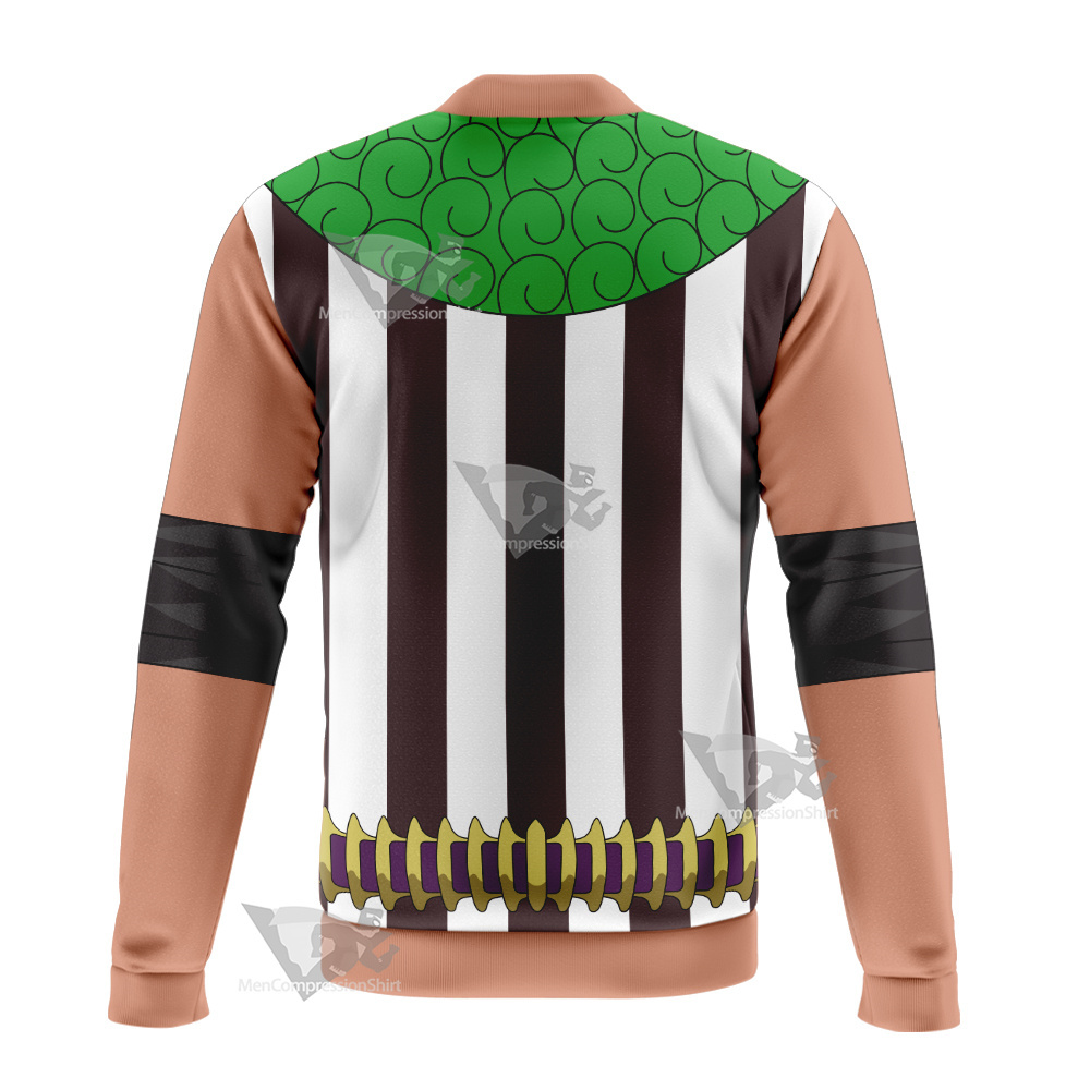 One Piece Jesus Burgess Cosplay Bomber Jacket