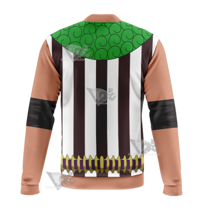 One Piece Jesus Burgess Cosplay Bomber Jacket