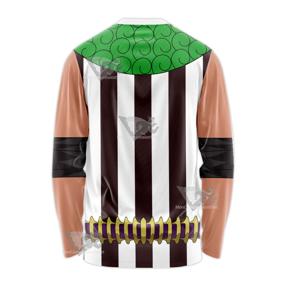 One Piece Jesus Burgess Cosplay Long Sleeve Shirt
