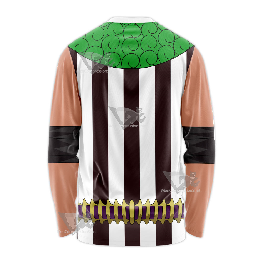 One Piece Jesus Burgess Cosplay Long Sleeve Shirt