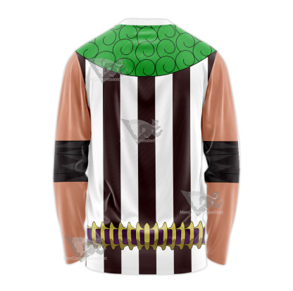 One Piece Jesus Burgess Cosplay Long Sleeve Shirt
