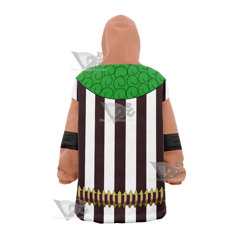 One Piece Jesus Burgess Cosplay Snug Oversized Blanket Hoodie