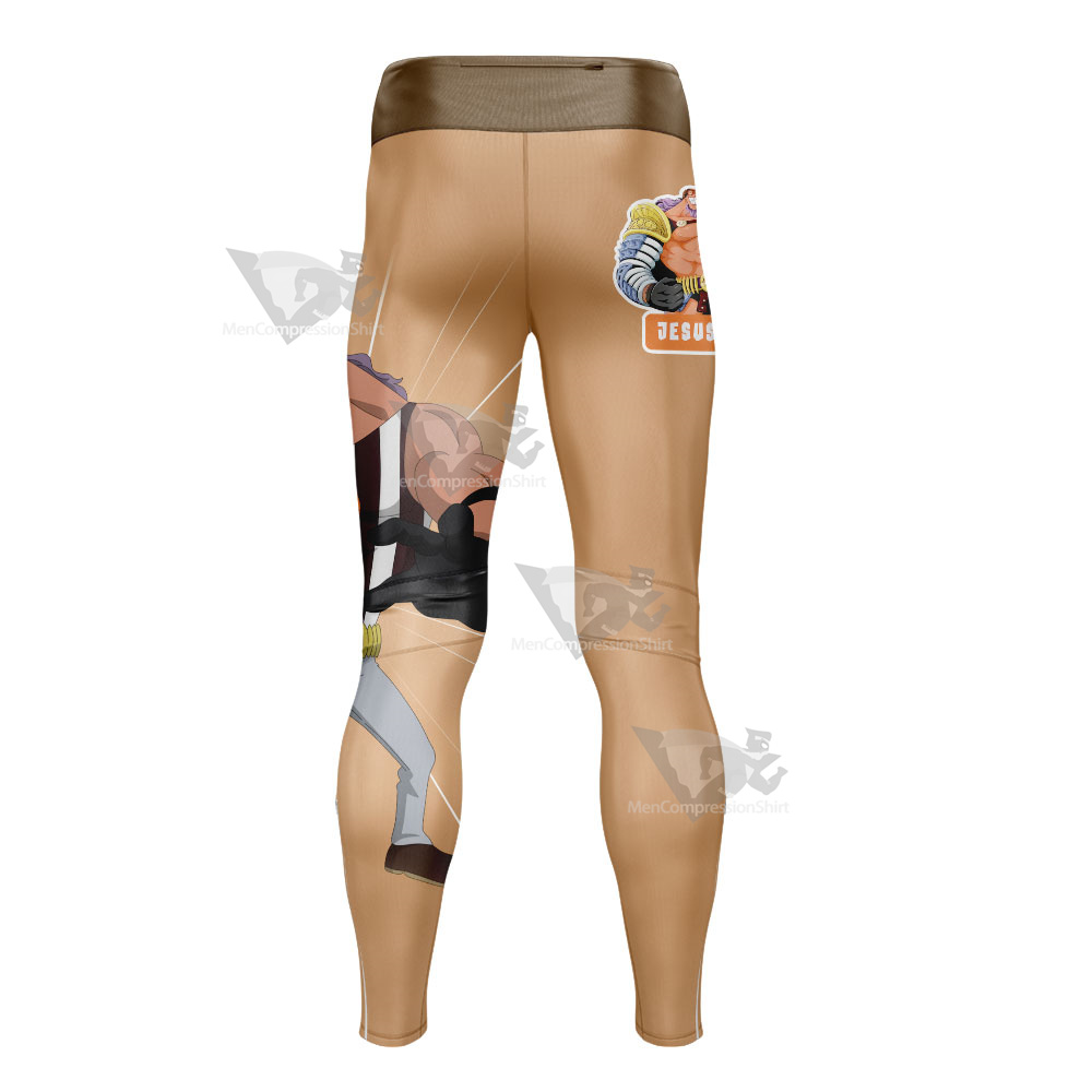 One Piece Jesus Burgess Mens Compression Legging