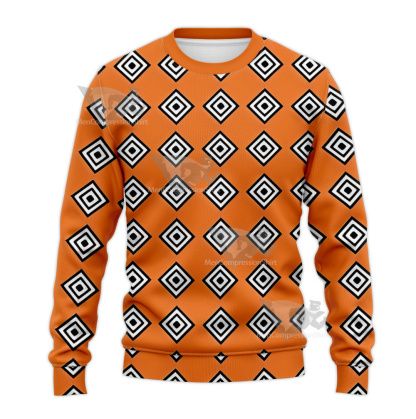 One Piece Jinbei Orange Outfit Sweatshirt