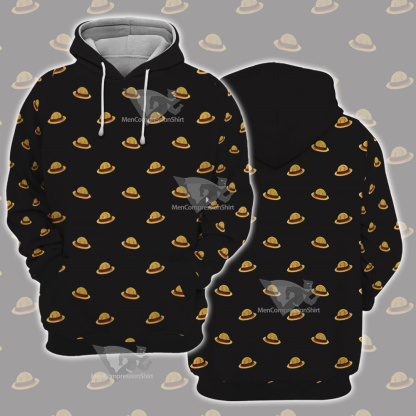 One Piece Monkey D Luffy Hat Cosplay Hoodie