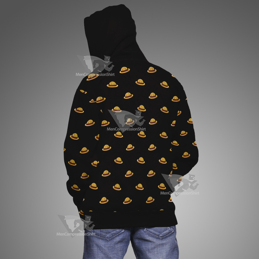 One Piece Monkey D Luffy Hat Cosplay Hoodie