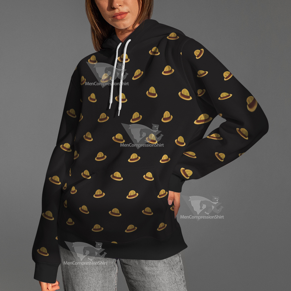 One Piece Monkey D Luffy Hat Cosplay Hoodie