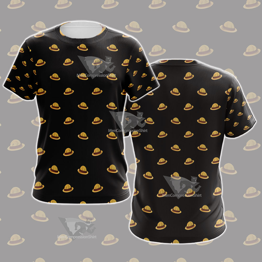 One Piece Monkey D Luffy Hat Cosplay T-Shirt