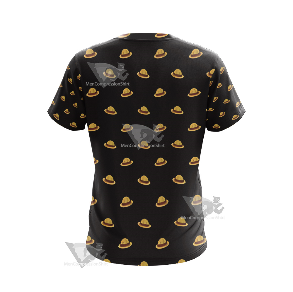 One Piece Monkey D Luffy Hat Cosplay T-Shirt