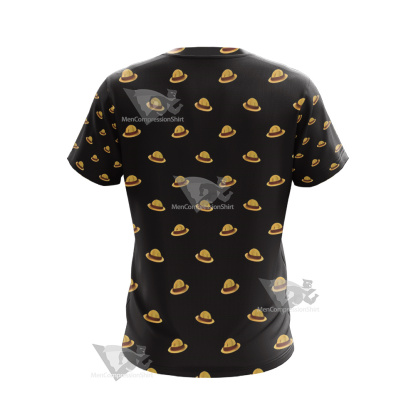 One Piece Monkey D Luffy Hat Cosplay T-Shirt
