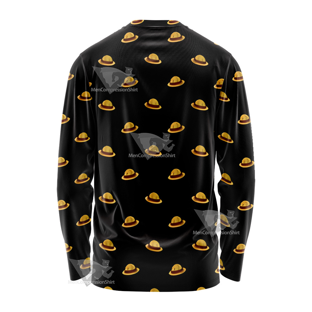 One Piece Monkey D Luffy Hat Long Sleeve Shirt