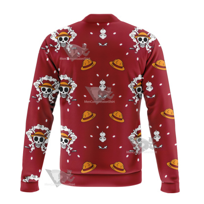 One Piece Monkey D Luffy Hat Skull Flag Bomber Jacket