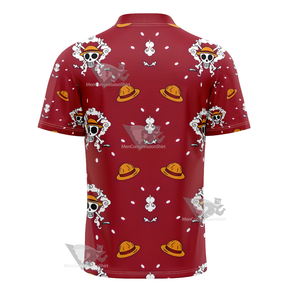 One Piece Monkey D Luffy Hat Skull Flag Football Jersey