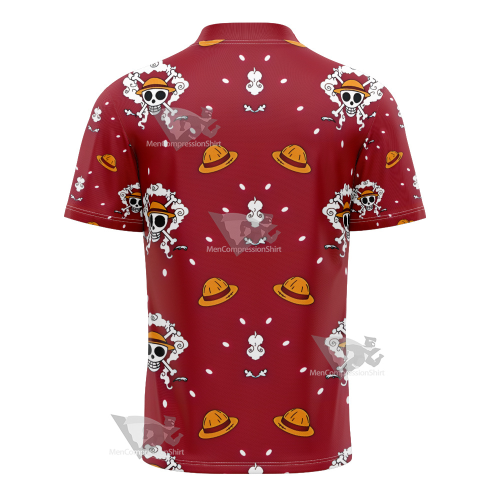 One Piece Monkey D Luffy Hat Skull Flag Football Jersey