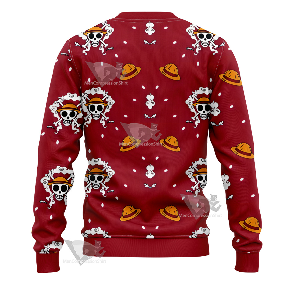 One Piece Monkey D Luffy Hat Skull Flag Sweatshirt
