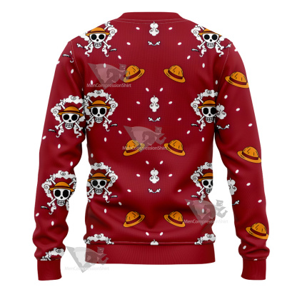 One Piece Monkey D Luffy Hat Skull Flag Sweatshirt