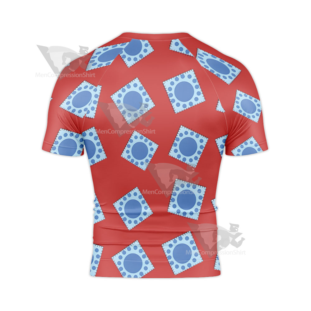 One Piece Monkey D Luffy Rash Guard Compression Shirt