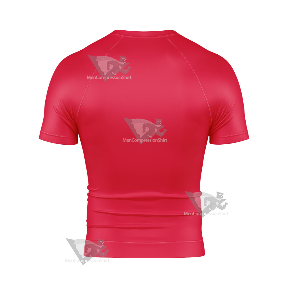 One Piece Monkey D Luffy Short Sleeve Compression Shirt