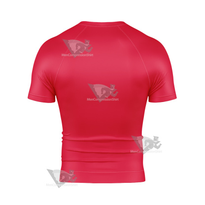 One Piece Monkey D Luffy Short Sleeve Compression Shirt