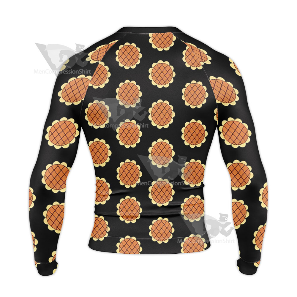 One Piece Monkey D Luffy Sunshine Island Long Sleeve Compression Shirt