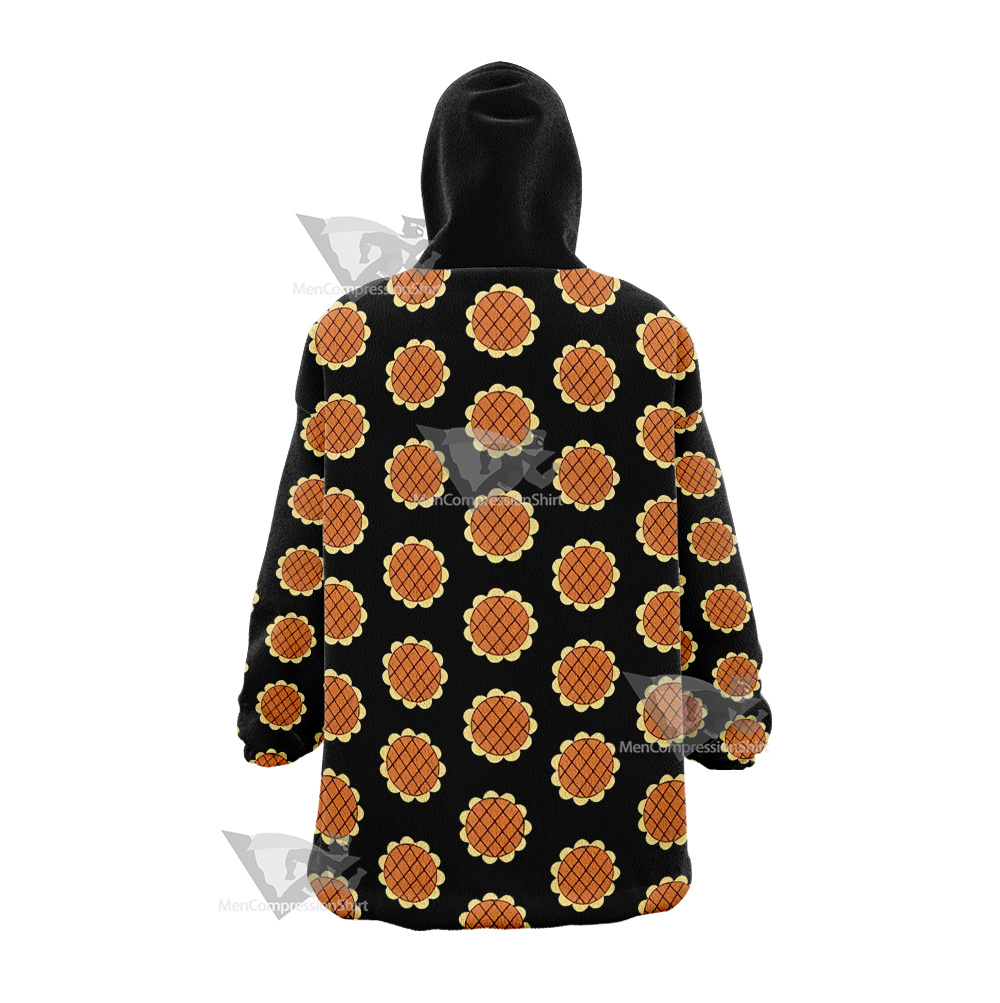 One Piece Monkey D Luffy Sunshine Island Snug Oversized Blanket Hoodie