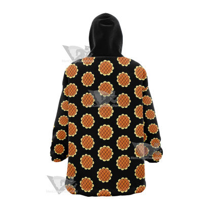 One Piece Monkey D Luffy Sunshine Island Snug Oversized Blanket Hoodie