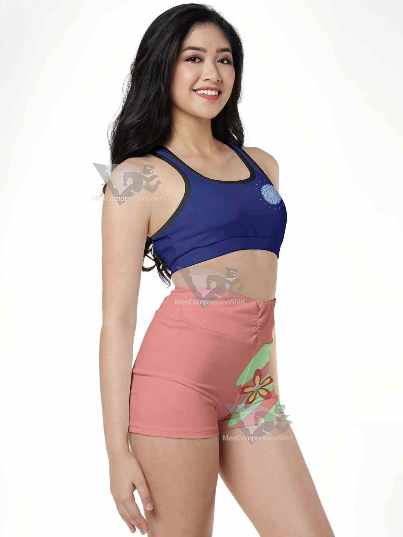 One Piece Ms Sunday Summer Women Compression Active Wear Set