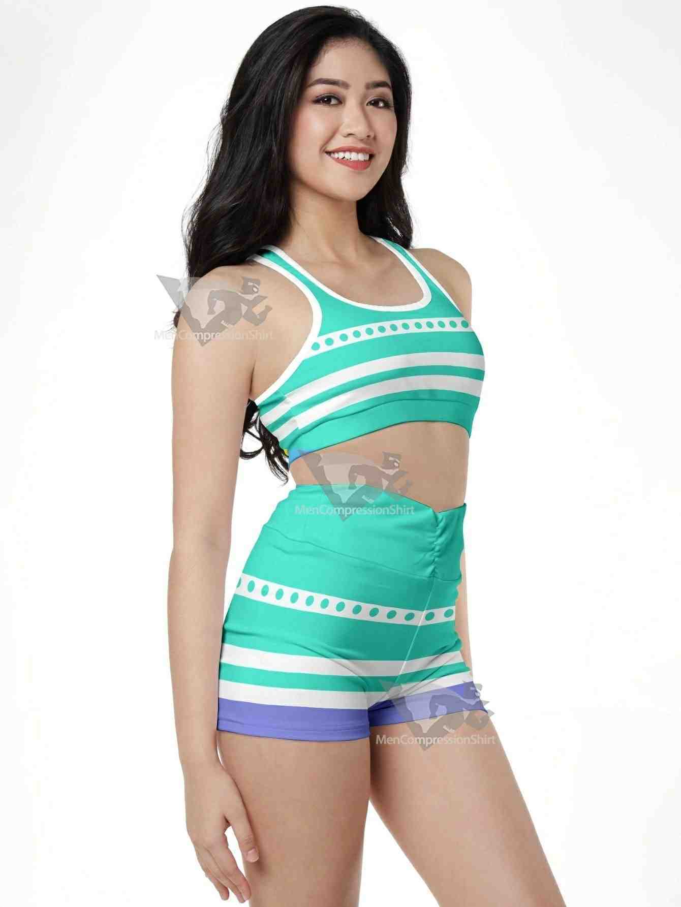 One Piece Navigator Summer Women Compression Active Wear Set
