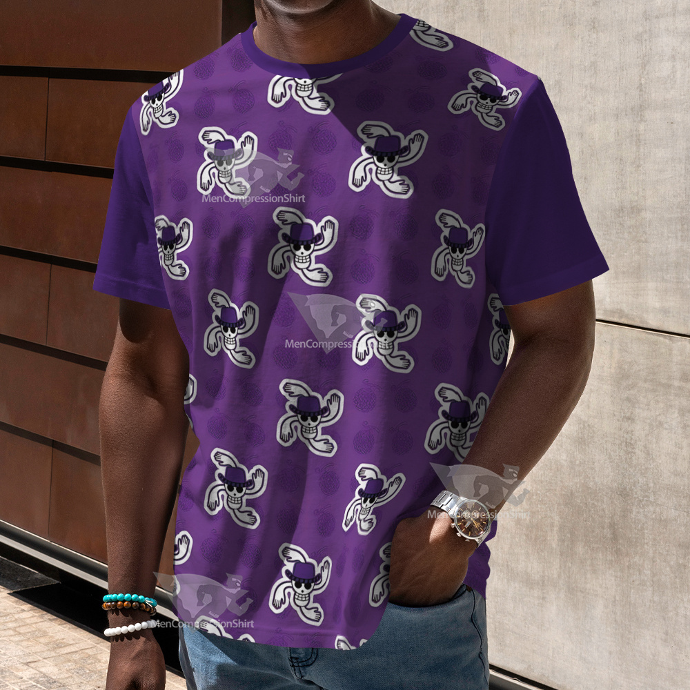 One Piece Robin Skull Flag Cosplay T-Shirt