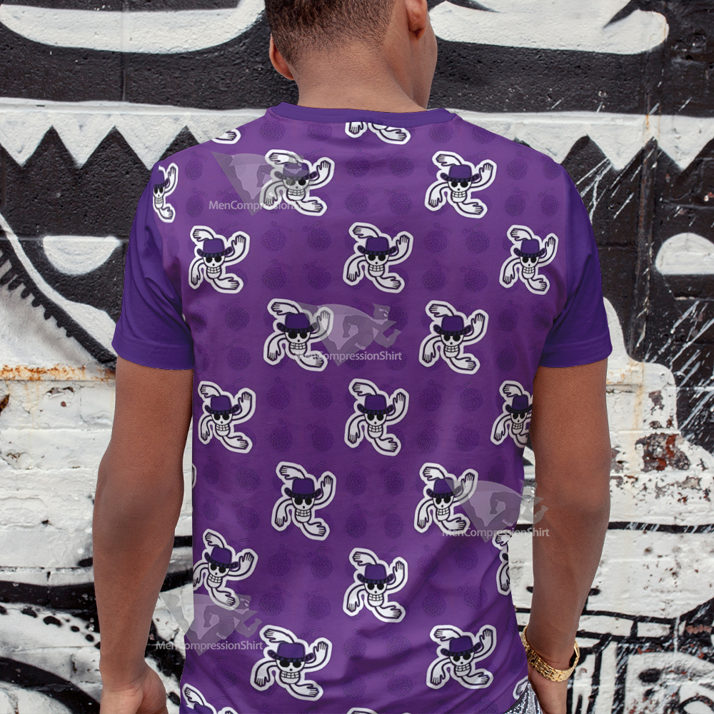 One Piece Robin Skull Flag Cosplay T-Shirt