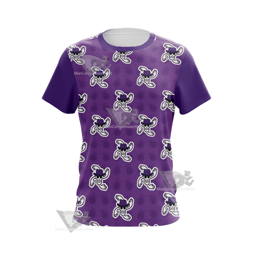 One Piece Robin Skull Flag Cosplay T-Shirt