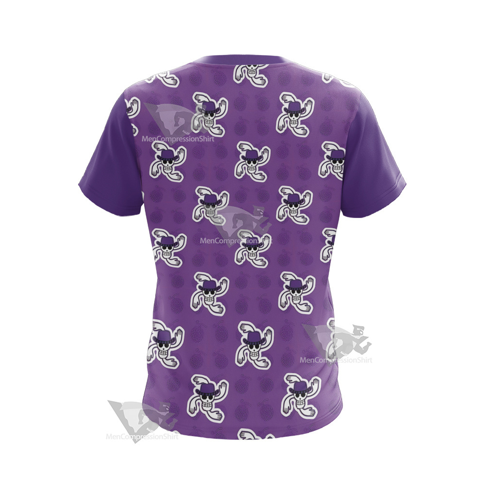 One Piece Robin Skull Flag Cosplay T-Shirt