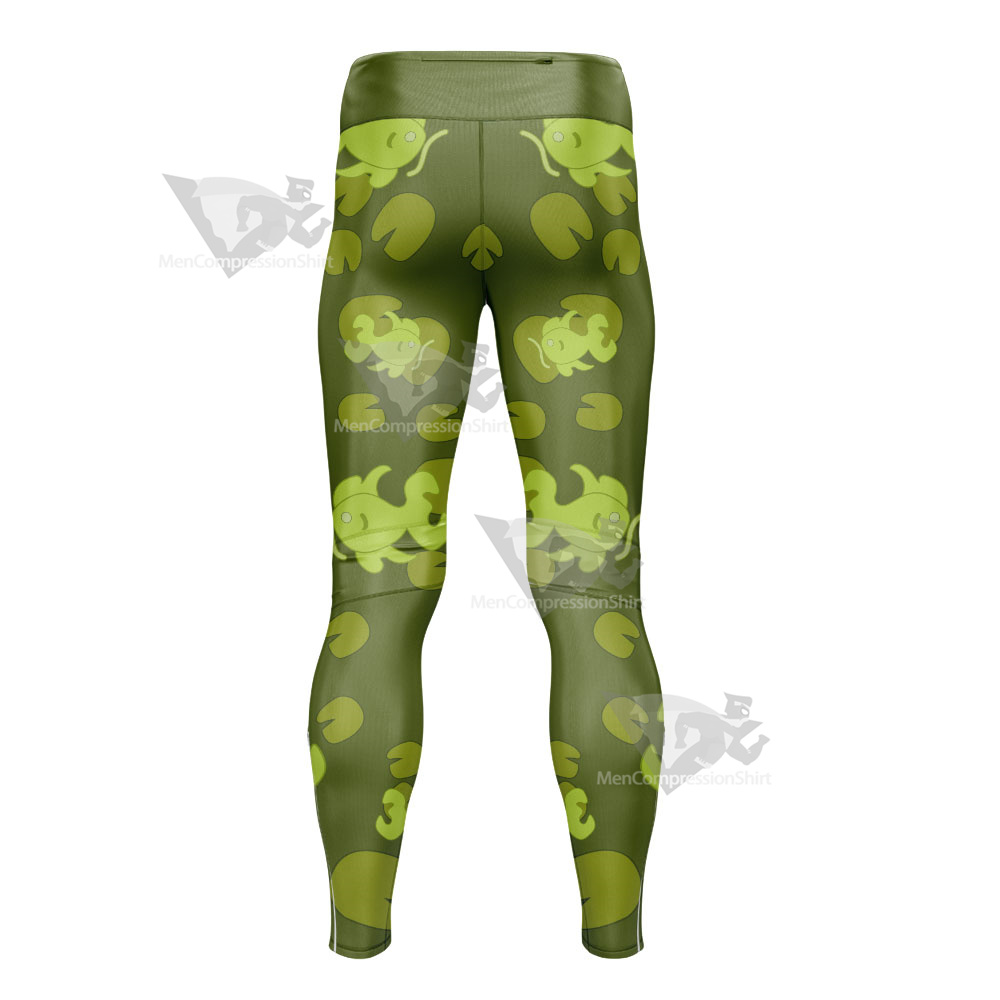 One Piece Roronoa Zoro Green Mens Compression Legging