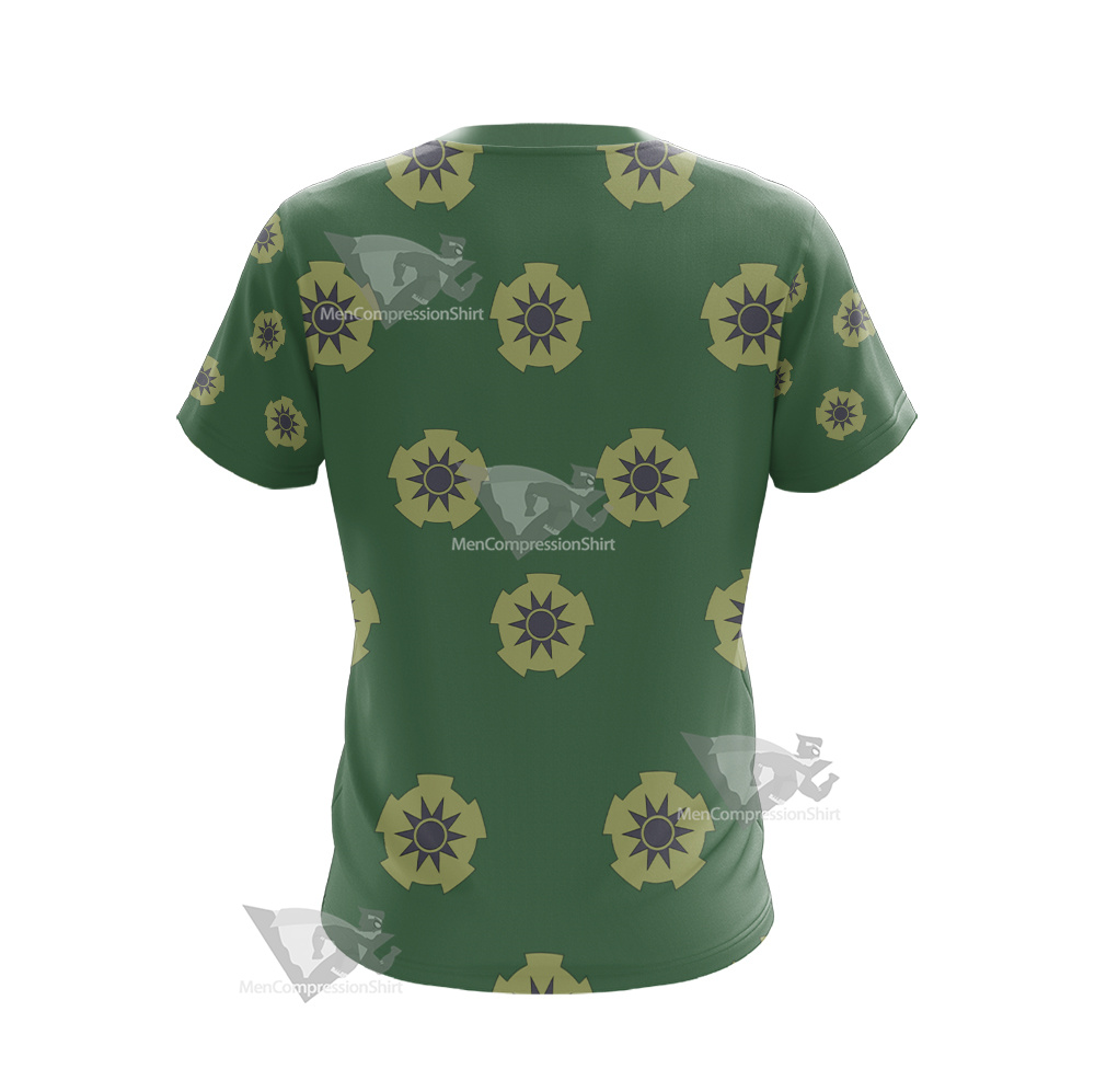 One Piece Roronoa Zoro Pirate Hunter Cosplay T-Shirt