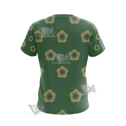 One Piece Roronoa Zoro Pirate Hunter Cosplay T-Shirt